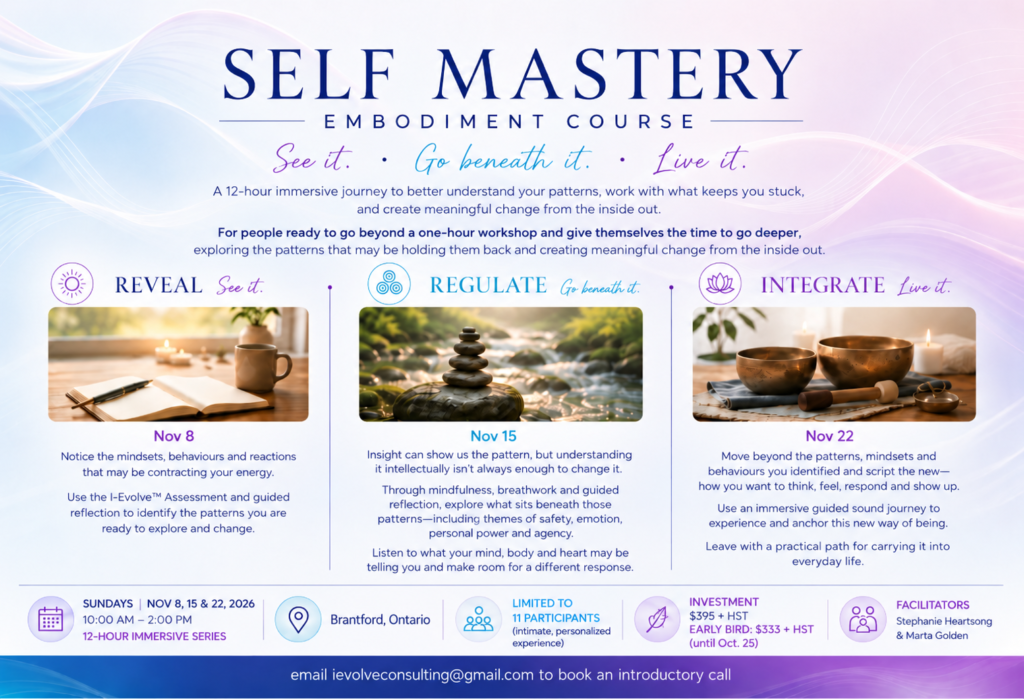 november self mastery wellness course poster my posts